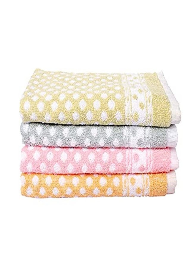 AYUS Hand Towels Set of 4 Piece for Kitchen, wash Basin & Gym, Soft & Super Absorbent, 375 GSM, (Size 14 * 21 Inch) (012) - Image 1