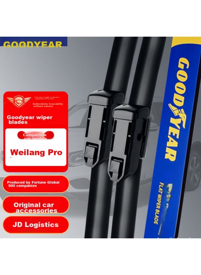 GOODYEAR Goodyear, Buick Verano Pro/pro Gs Windshield Wipers, To Present, Dedicated Wiper Blades, 24/16 Inches, 1 Pair  - Image 1