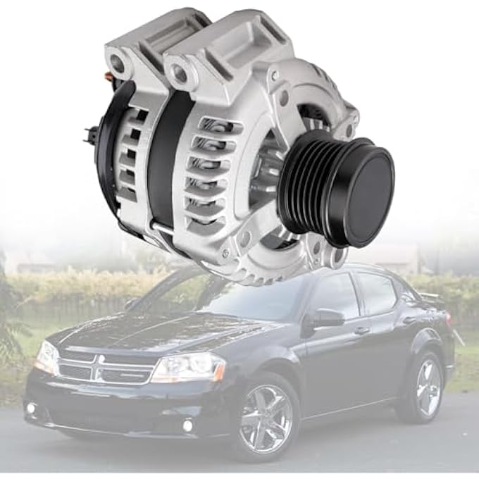 CUSTONEPARTS Alternator for 3.6L Dodge Grand Caravan Journey 2011-2016 - Image 1