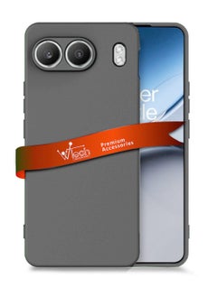 Wtech OnePlus Nord 4 5G 2024 Premium Soft Liquid Silicone Case Cover - Grey  - Image 1