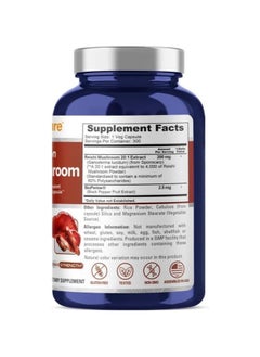NusaPure Reishi Mushroom Extract 4000mg per Capsule 300 Veggie Caps Vegan, Non-GMO, Gluten-Free  - Image 2