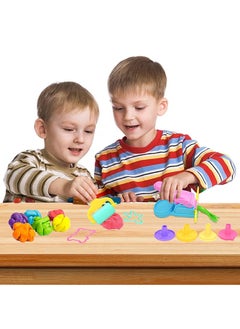 Bebiland 22 Pack Play Dough Tools and Cutters for Kids Toddlers, Plastic Accessories Clay Extruders Rollers Molds, Random Color  - Image 2