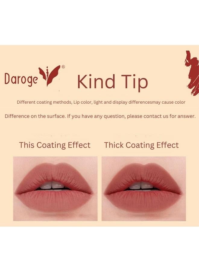 daroge 6 Pieces Matte Liquid Lipstick Set Waterproof Sweatproof And Long Lasting Best Gift Set For Women - Image 4