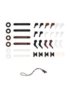 ECVV 19 Pairs Eyeglasses Retainers, Anti-slip Silicone Ear Clip Hooks for Sports, Eyewear Retainers Eyeglass Holder For Eyeglasses/Sunglasses  - Image 1