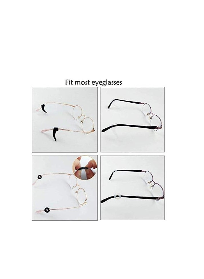 ECVV 19 Pairs Eyeglasses Retainers, Anti-slip Silicone Ear Clip Hooks for Sports, Eyewear Retainers Eyeglass Holder For Eyeglasses/Sunglasses  - Image 4
