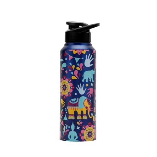 VOIK Mandana Stainless Steel Water Bottle | Sipper Bottle 750ML | Steel Water Bottle for Kids | Easy to Carry Stainless Steel Leak Proof | BPA Free & Non Toxic - Image 1