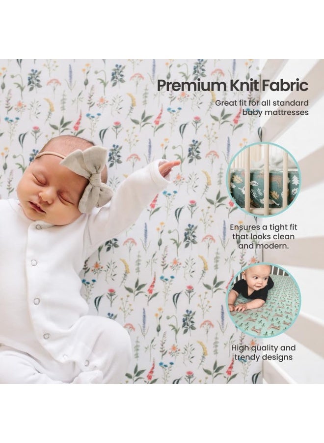Copper Pearl Premium Fitted Knit Crib Sheet/Toddler Sheet 'Scout' by Copper Pearl  - Image 3