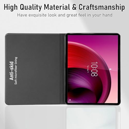 ProElite Cover for Lenovo Tab M11 11 inch Case Cover, Deer Smart Flip Case Cover for Lenovo Tab M11 11 inch, Wine Red - Image 2