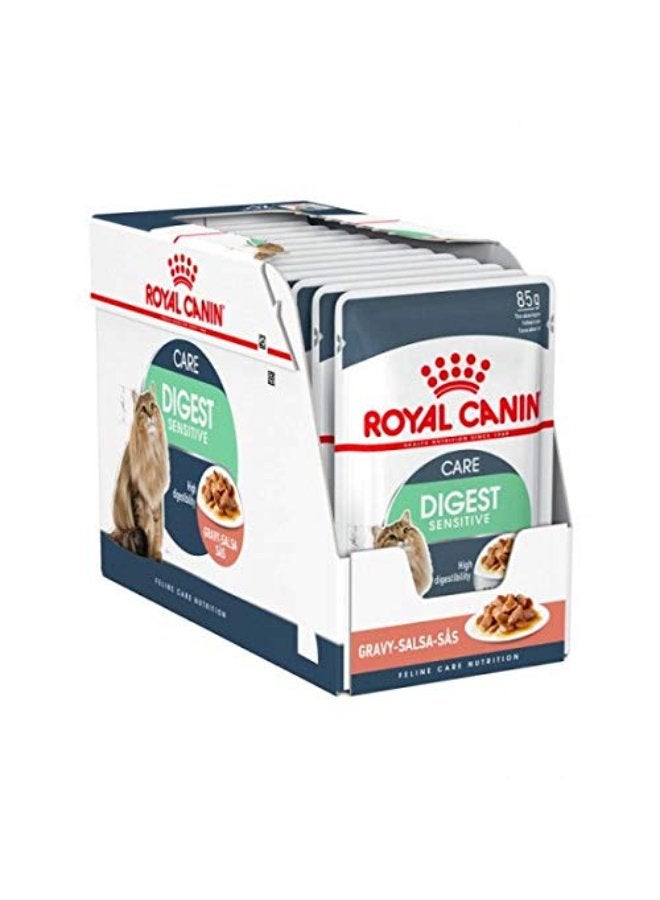 ROYAL CANIN طعام رطب - هضم حساس (أكياس) علبة من 12x85غ - Image 2
