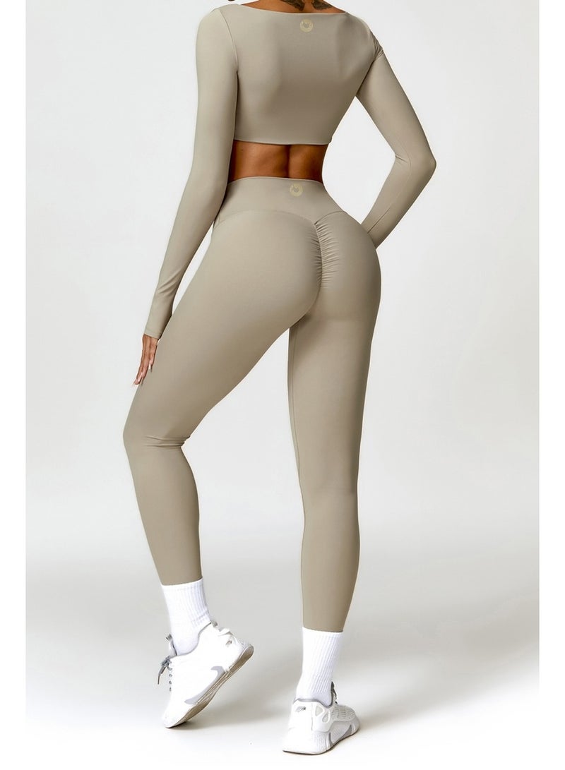KAWN.YOGA KAWN YOGA Womens High Waist Contour Seamless Workout sport Leggings Yoga Pants Tummy Control Running Pants.  - Image 2