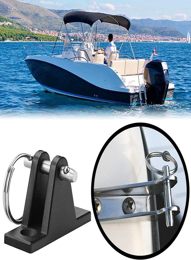 Viefow (4 Pack) Marine Hardware,Simple Insert Quick Release Pin, Diameter 1/4"(6.35mm), Usable Length 1.85"(47mm), Overall Length 2.36"(60mm), Bimini Top Pin - Image 4