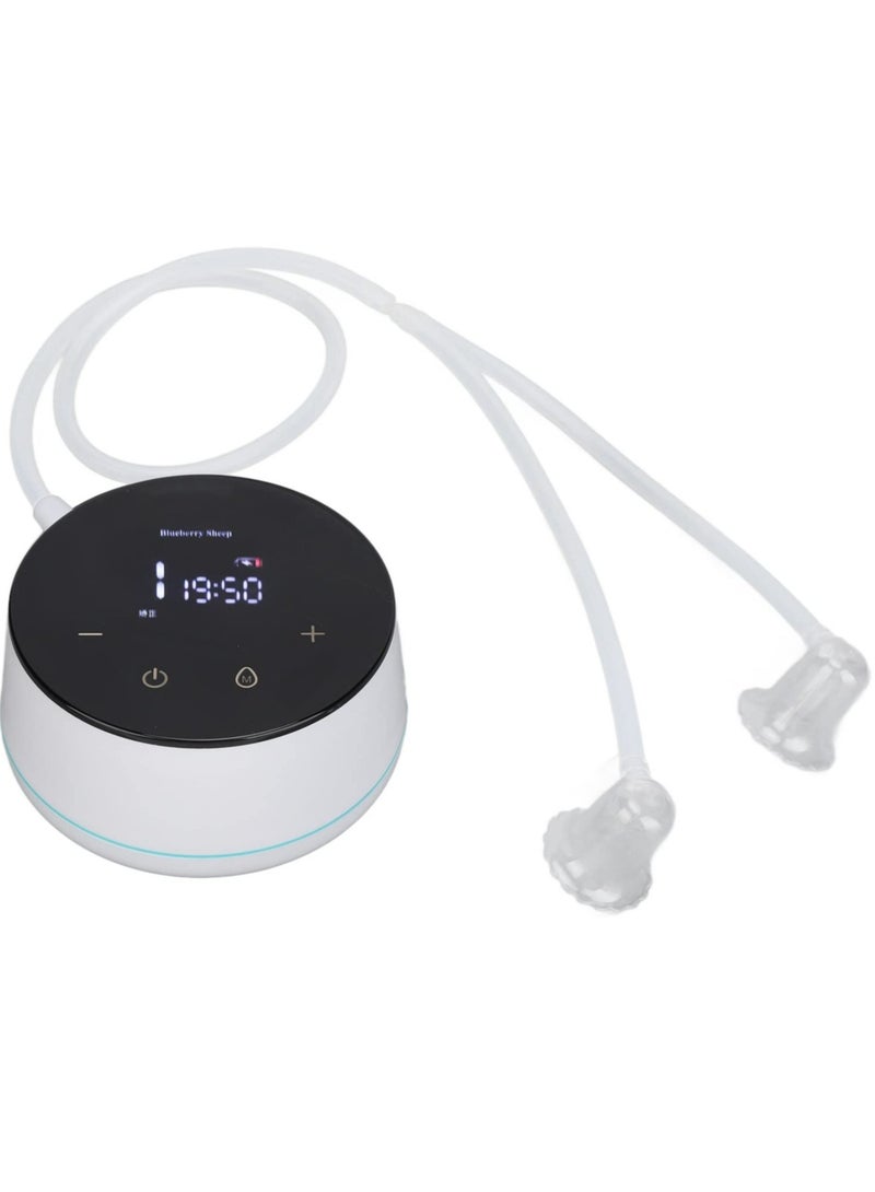 Excefore Electric Nipple Corrector for Flat or Inverted Nipples Rechargeable Flat Short Nipple Puller with LED Display and 6 Nipple Covers for Women, Help Breastfeeding  - Image 1