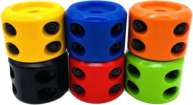 Winch Stopper 2pcs Winch Cable Hook Stopper for Synthetic Rope Cable(Yellow 2pcs) - Image 3