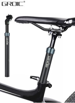 GROIC Bike Seat Posts Bike Suspension Seatpost 31.6mm Alumium Adjustable Seatpost for MTB Road Bike Mountain Bike Fixed Bike Seatpost,Shock Absorber Damper Seat Post ,Bicycle Accessories  - Image 1