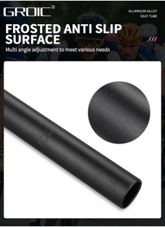 GROIC Bike Seat Posts Bike Suspension Seatpost 31.6mm Alumium Adjustable Seatpost for MTB Road Bike Mountain Bike Fixed Bike Seatpost,Shock Absorber Damper Seat Post ,Bicycle Accessories  - Image 5