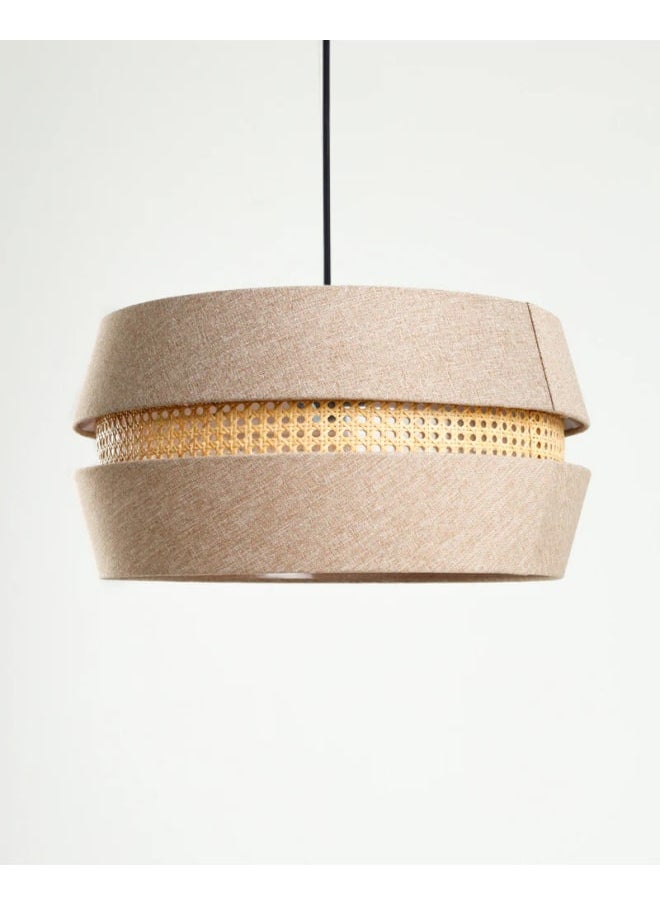 tbshomelamp Rattan-Boho Celling Lighting Beige  35x45 cm  - Image 2