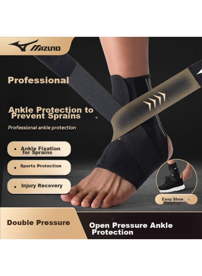 Mizuno Ankle Brace For Ligament Injury Prevention, Sprain Recovery, Post-injury Fixation, Tendinitis, Ankle Joint Support, Ultra-thin Bandage - Image 1