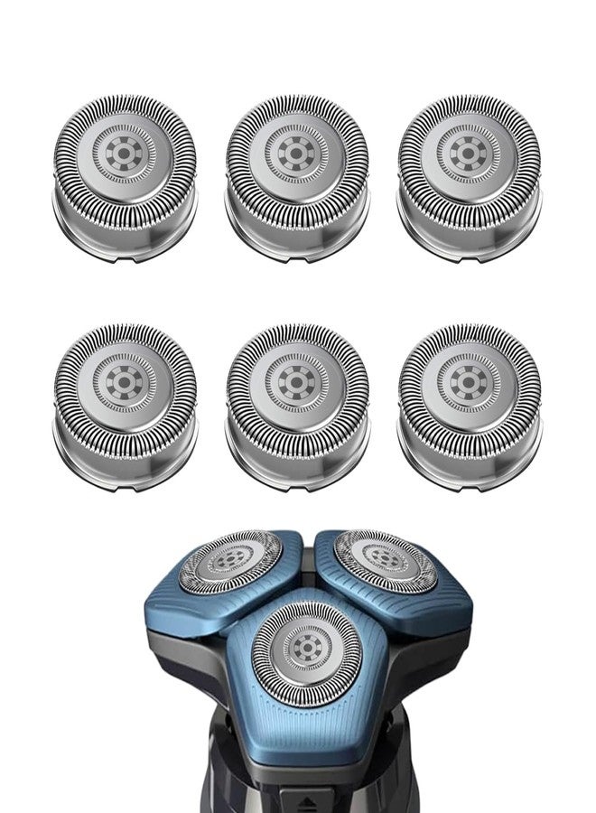Durimi 6P SH71/52 Replacement Head Compatible with Series 7000 and 5000 ，Upgraded SH71/52 Compatibility Double Blades for 7000 Replacement Heads. - Image 1