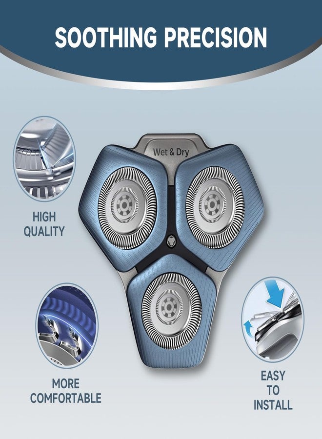 Durimi 6P SH71/52 Replacement Head Compatible with Series 7000 and 5000 ，Upgraded SH71/52 Compatibility Double Blades for 7000 Replacement Heads. - Image 5