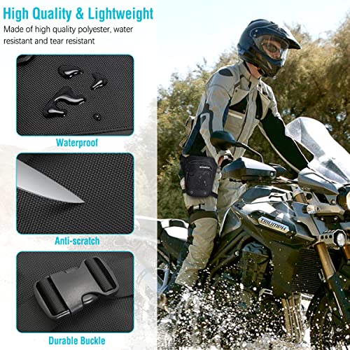 HUANLANG Drop Leg Bag for Men Women Motorcycle Leg Bags Tactical Fanny Pack Outdoor Waterproof Thigh Bag with Leg Strap Removable Leg Harness Bag for Hiking Climbing Cycling Fishing Riding Travel - Image 3