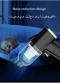 هوديوس مكنسة كهربائية للسيارة ذات الاستخدام المزدوج، مكنسة كهربائية محمولة باليد، منفاخ هواء للسيارة  - Image 5