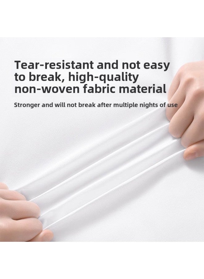 Travel Disposable Bed Sheet Quilt Cover Pillowcase Thickened Four-piece Travel Double Bed Upper Supplies Dirty Hotel Quilt Cover-Color:Thickened Bath Towel * 1 Pack  - Image 5