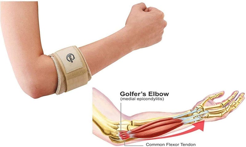 solace care Tennis Golfer Sport Elbow Strap Support Brace Splint Band EPI Epicondylitis Clasp For Men Women Pain Relief Large 28305 cm - Image 5