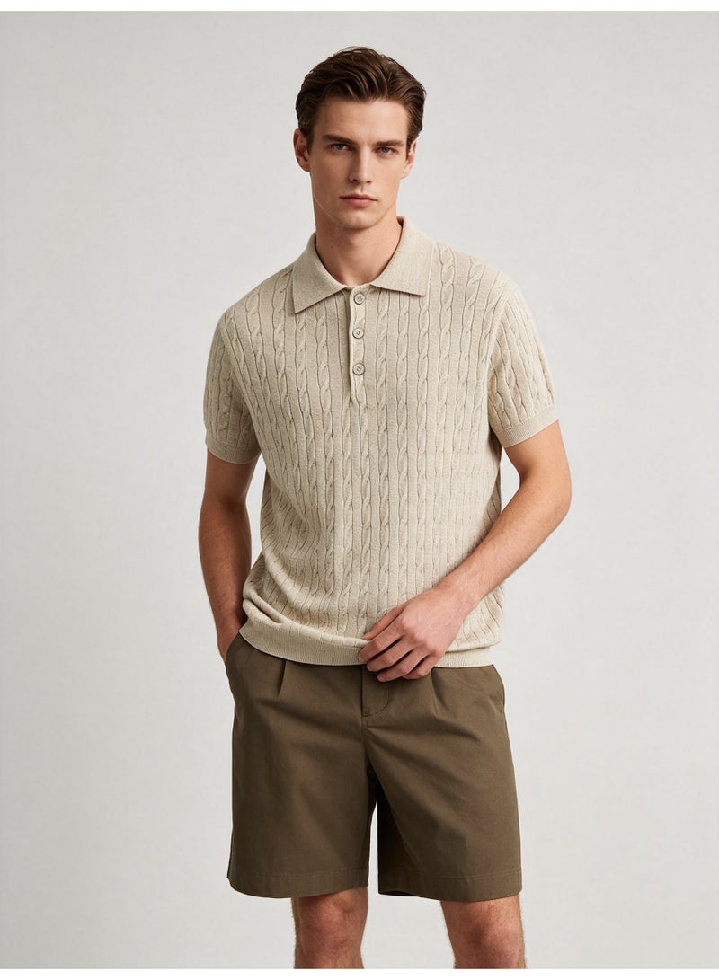 زارا ZARA men's breathable Polo shirt in summer - Image 3
