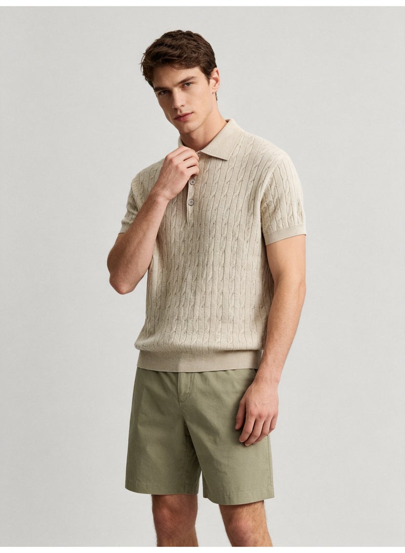 زارا ZARA men's breathable Polo shirt in summer - Image 1