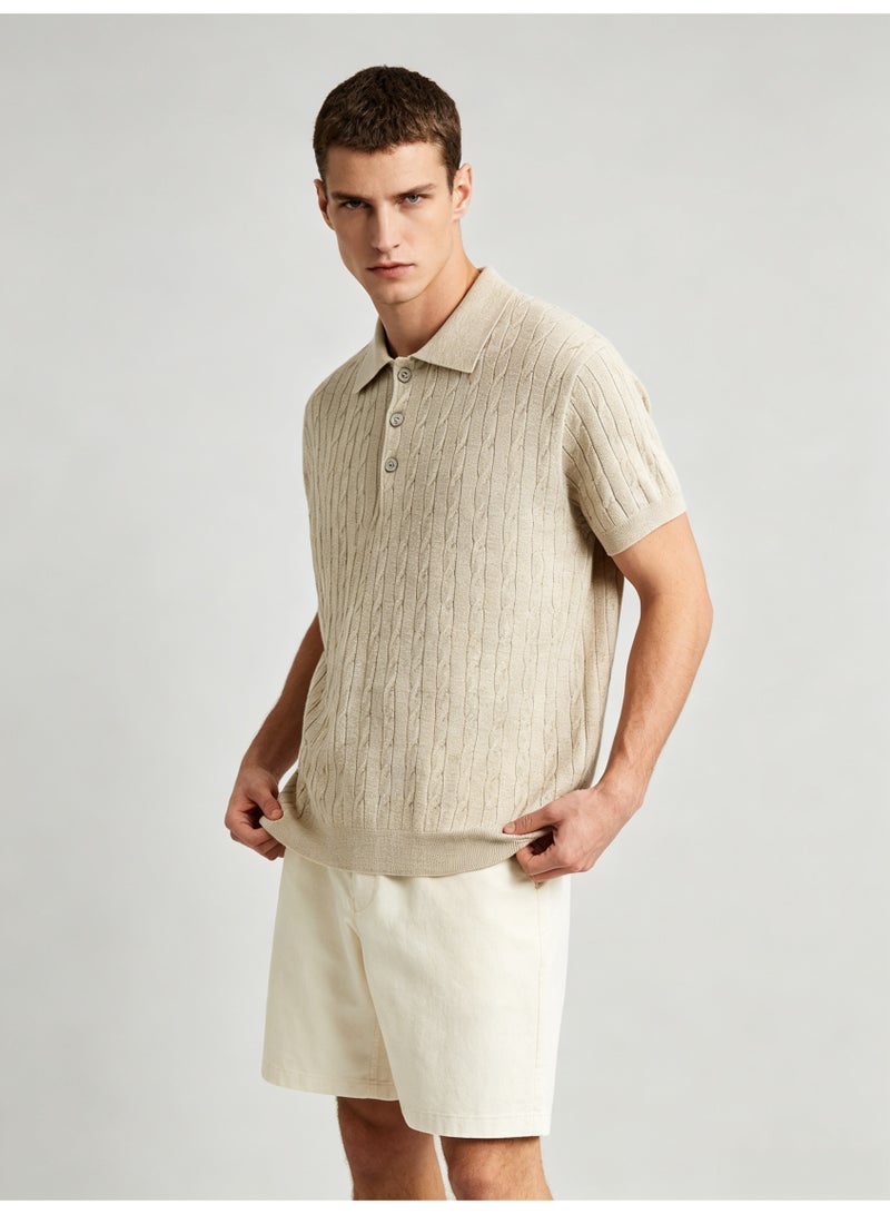 زارا ZARA men's breathable Polo shirt in summer - Image 4