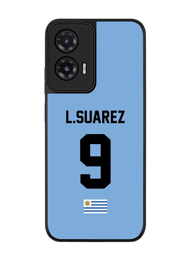 Stylizedd For Motorola Moto G35 Case,Slim fit Camera Protection, Shockproof Thin Phone cover  - Football - Uruguay ,  L.Suarez