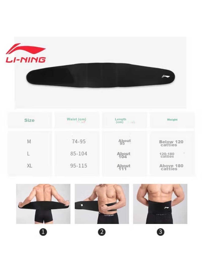 Li-Ning حزام دعم الخصر للرياضة واللياقة البدنية وحرق الدهون وتشكيل الخصر وضغط البطن ودعم الظهر للرجال والنساء ودعامة الخصر لتمارين الرفعة المميتة والقرفصاء - Image 4