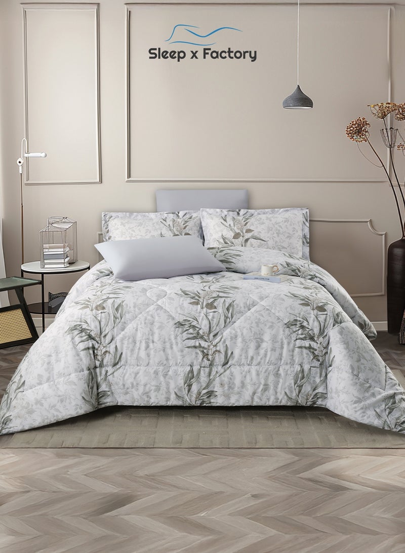 سليب × فاكتوري طقم لحاف رست دوز 6 قطع – قماش وحشوة بوليستر ناعمة – مقاس 260×240 سم – تصاميم متعددة - Image 3