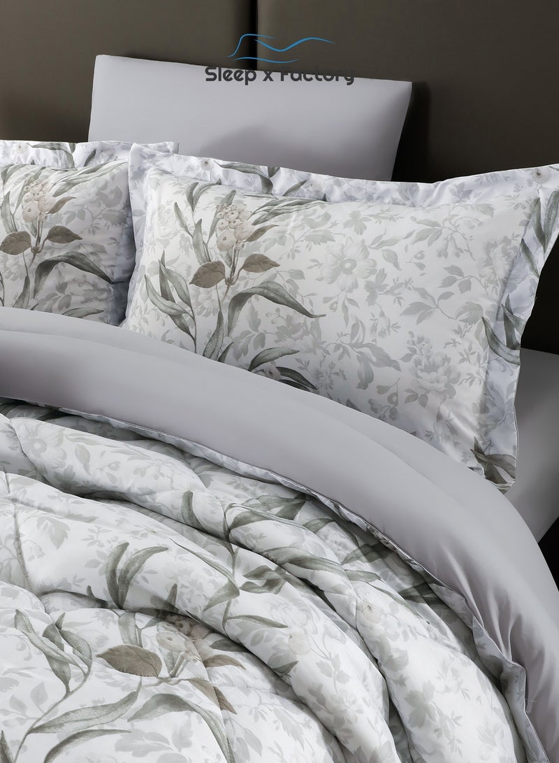 سليب × فاكتوري طقم لحاف رست دوز 6 قطع – قماش وحشوة بوليستر ناعمة – مقاس 260×240 سم – تصاميم متعددة - Image 5