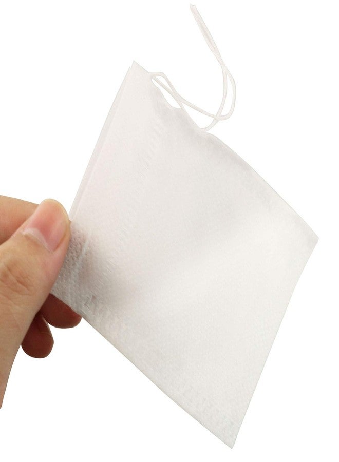 Tegg Empty Tea Filter Bag 100PCS 7x9cm Non-woven Disposable Filter Empty Teabags with String for Loose Tea Spice Herbal - Image 3