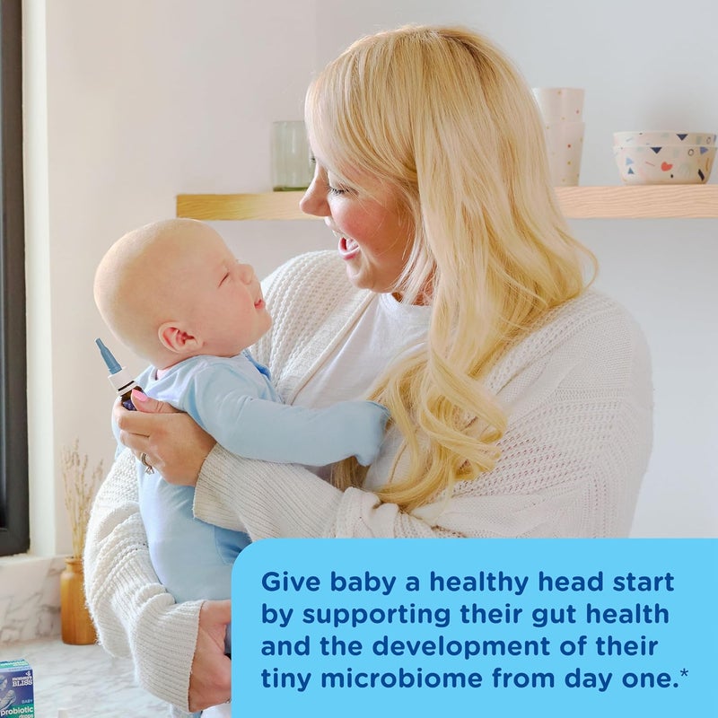 mommys BLISS قطرات بروبيوتيك للأطفال من موميز بليس 400 وحدة دولية من فيتامين د تدعم صحة الجهاز الهضمي والمناعة لتطوير العظام الصحية للمواليد الجدد بدون نكهة 034 أونصة سائلة 30 حصة - Image 4