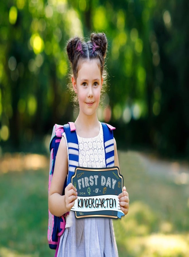 JUESMOS First & Last Day of School Sign Double Sided First Day of Kindergarte Chalkboard Style Photo Prop Signs Back to School Gifts for Kids Girls Boys Reusable First Day of Kindergarten Photo Props - Image 3