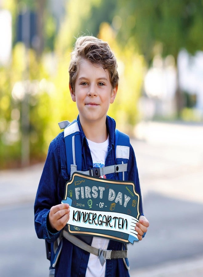 JUESMOS First & Last Day of School Sign Double Sided First Day of Kindergarte Chalkboard Style Photo Prop Signs Back to School Gifts for Kids Girls Boys Reusable First Day of Kindergarten Photo Props - Image 4