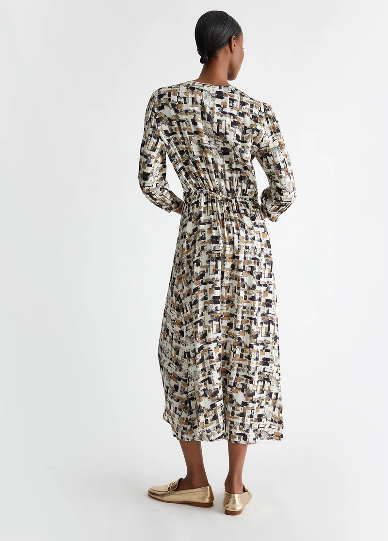 Liu Jo Printed satin dress