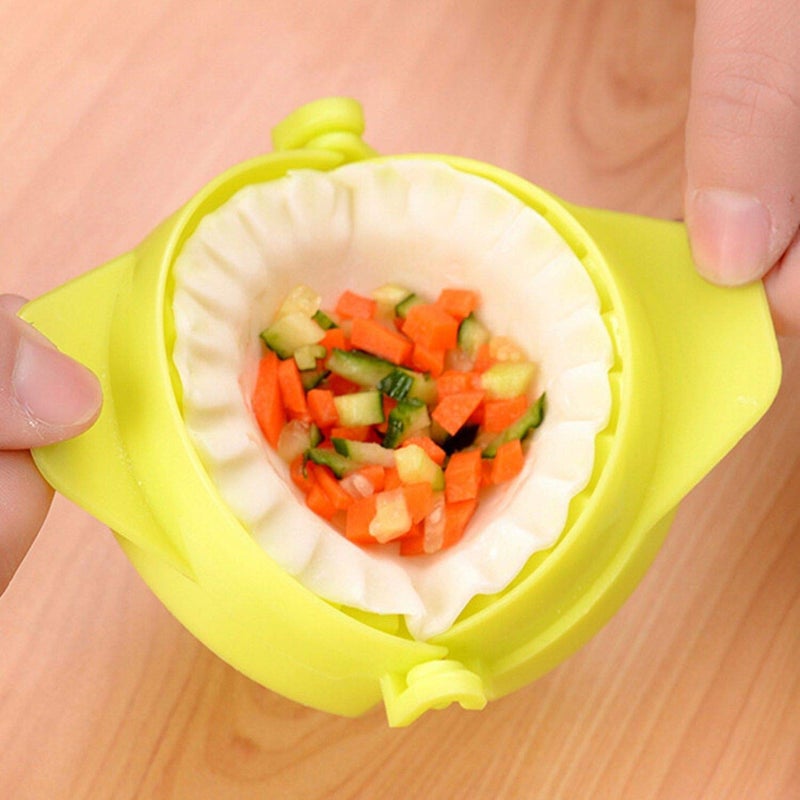 KREZON Gujiya Maker Device Easy Mould Dumpling Cutter Making Machine Kitchen Cooking Tool 3 pcs Multicolour - Image 4