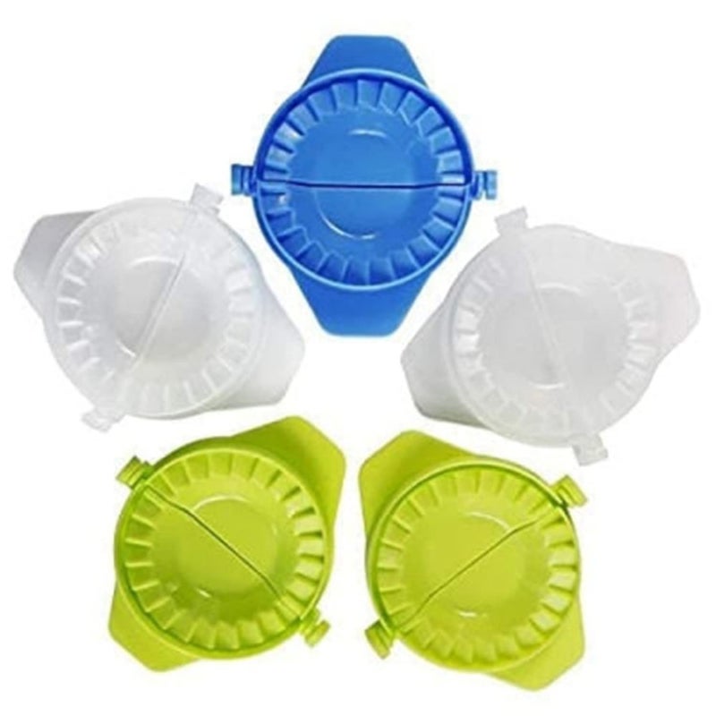 KREZON Gujiya Maker Device Easy Mould Dumpling Cutter Making Machine Kitchen Cooking Tool 3 pcs Multicolour - Image 5