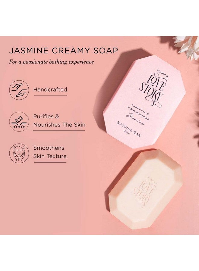 Kimirica Jasmine Creamy Soap 85g | Suitable for All Skin Types | Moisturizing Bathing Soap for Soft, Glowing Skin & Body | For Men & Women - Image 4