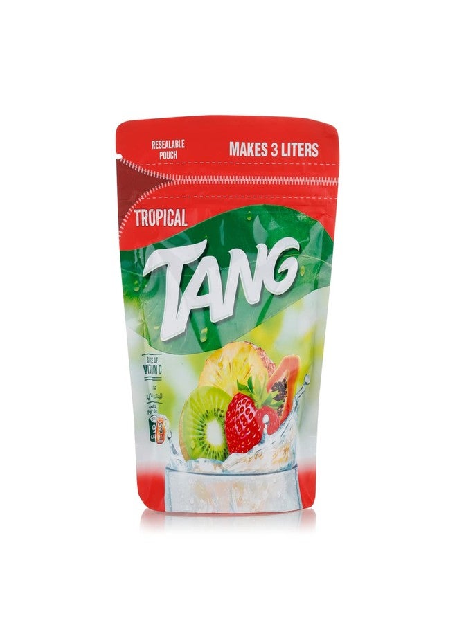 Tang Mango & Tropical imported Drink powder Resealable Pouch, 375g Each (Combo Pack) - Image 4