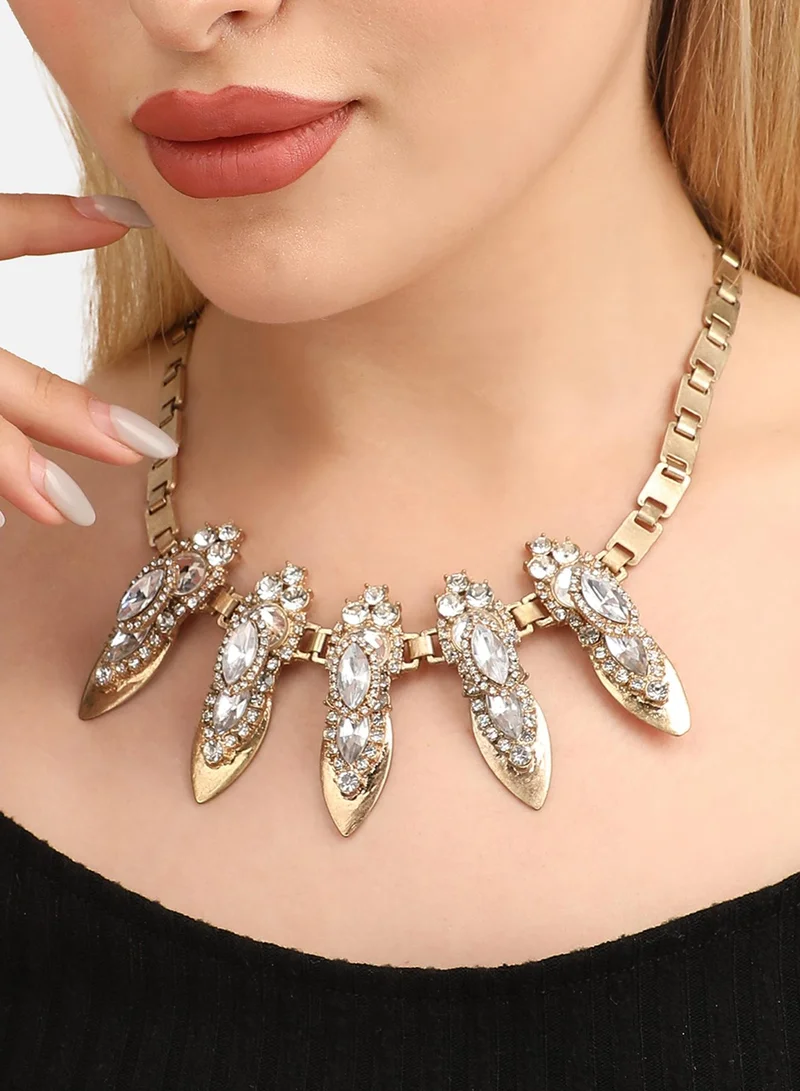 سوهي قلادة مصممة بأحجار متعددة الألوان