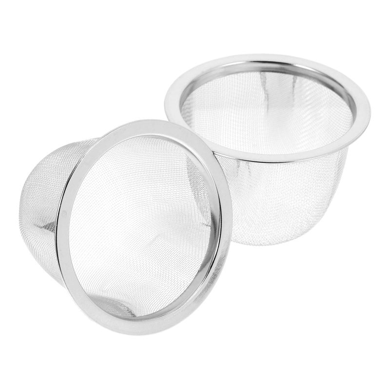 Stainless Steel Tea Infuser Basket 6.5cm Fine Mesh Filter for Loose Leaf Tea 2 Pack - Image 2