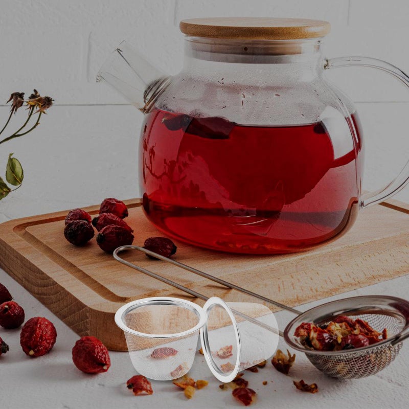 Stainless Steel Tea Infuser Basket 6.5cm Fine Mesh Filter for Loose Leaf Tea 2 Pack - Image 5
