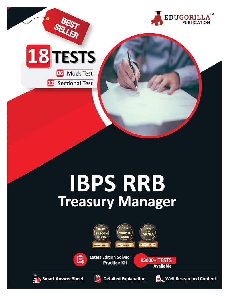 IBPS RRB Treasury Manager (Scale II) Exam 2024 - 6 Full Length Mock Tests and 12 Sectional Tests (1900 Solved Objective Questions) with Free Access to Online Tests  - Image 1