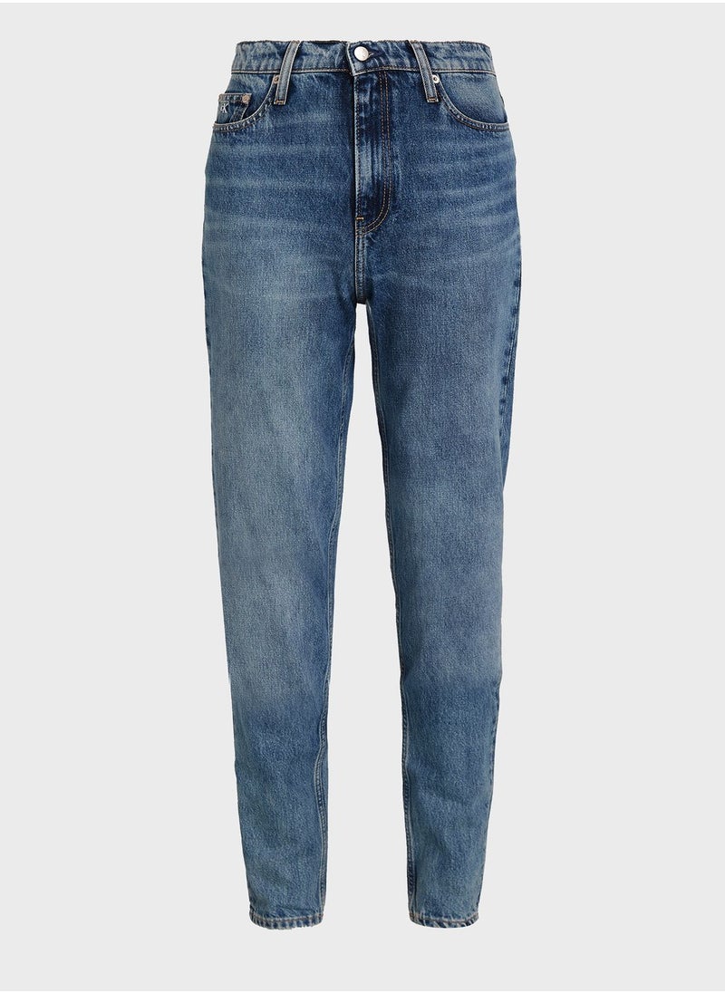 Calvin Klein Jeans - High Waist Mom Jeans - Image 1
