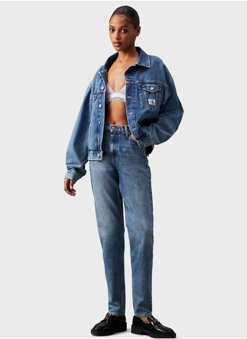 Calvin Klein Jeans - High Waist Mom Jeans - Image 1