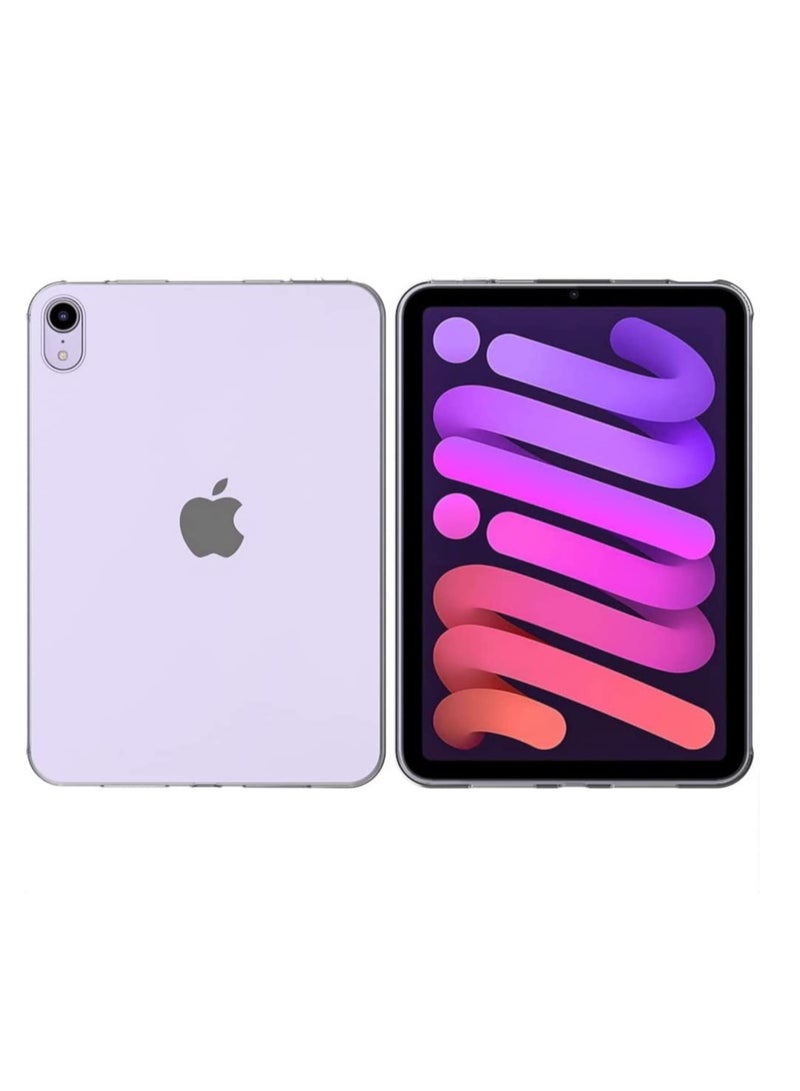 ELTRAZONE iPad Mini 6 Clear Case, Slim Design Flexible Soft TPU Protective Cover for iPad Mini 6th Generation 8.3 Inch (2021) Tablet, Transparent - Image 2